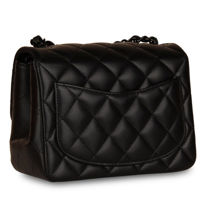 Chanel Classic Flap Bag - Mini Square So Black