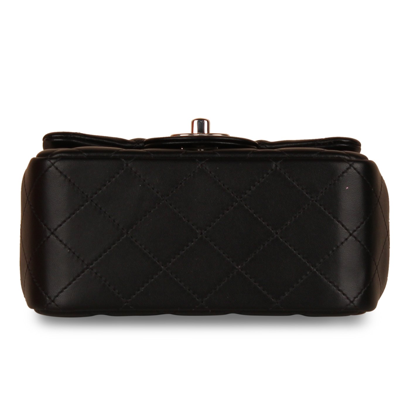 Chanel Classic Flap Lambskin Black Shoulder Bag Style 220