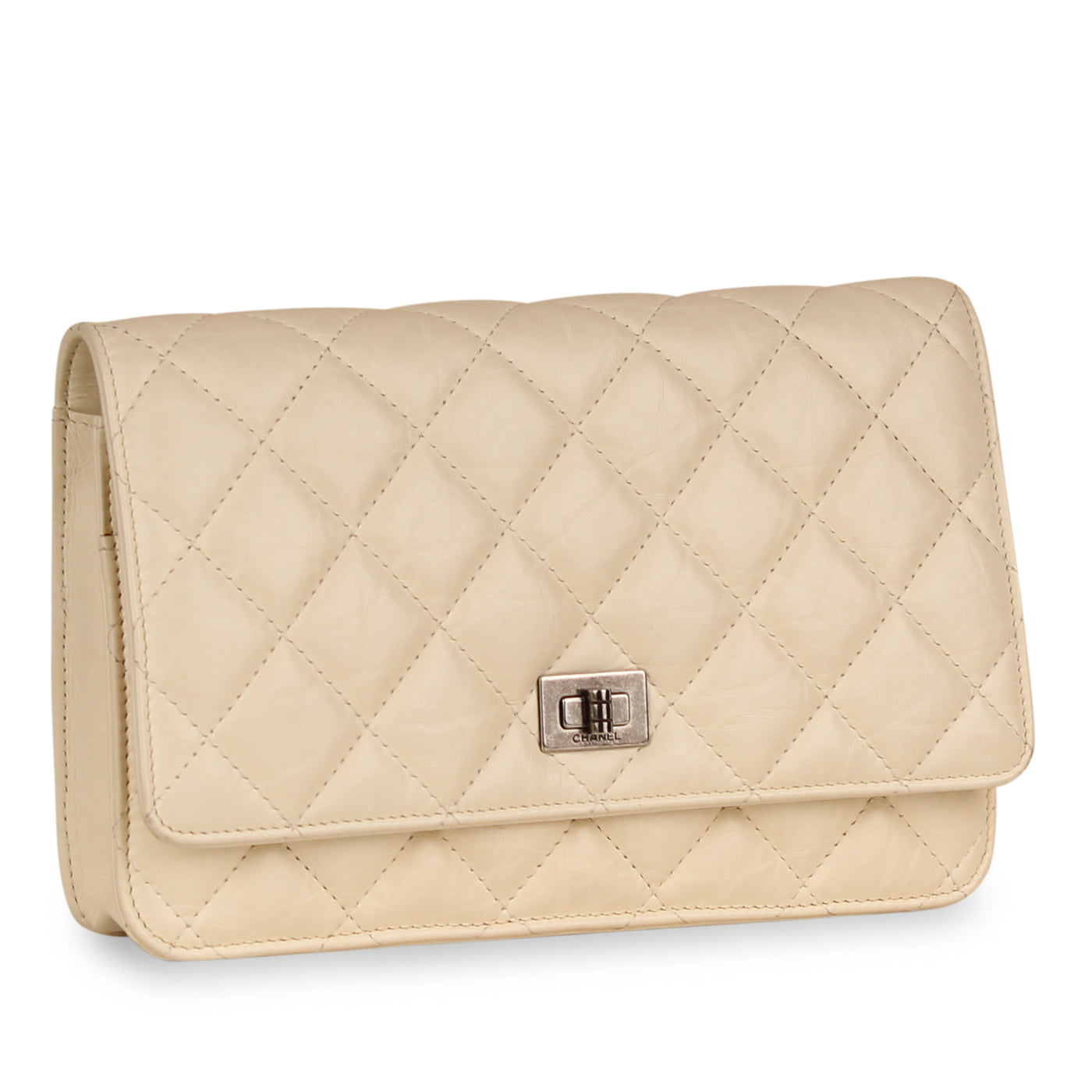 Chanel Classic Flap Calfskin Beige Crossbody