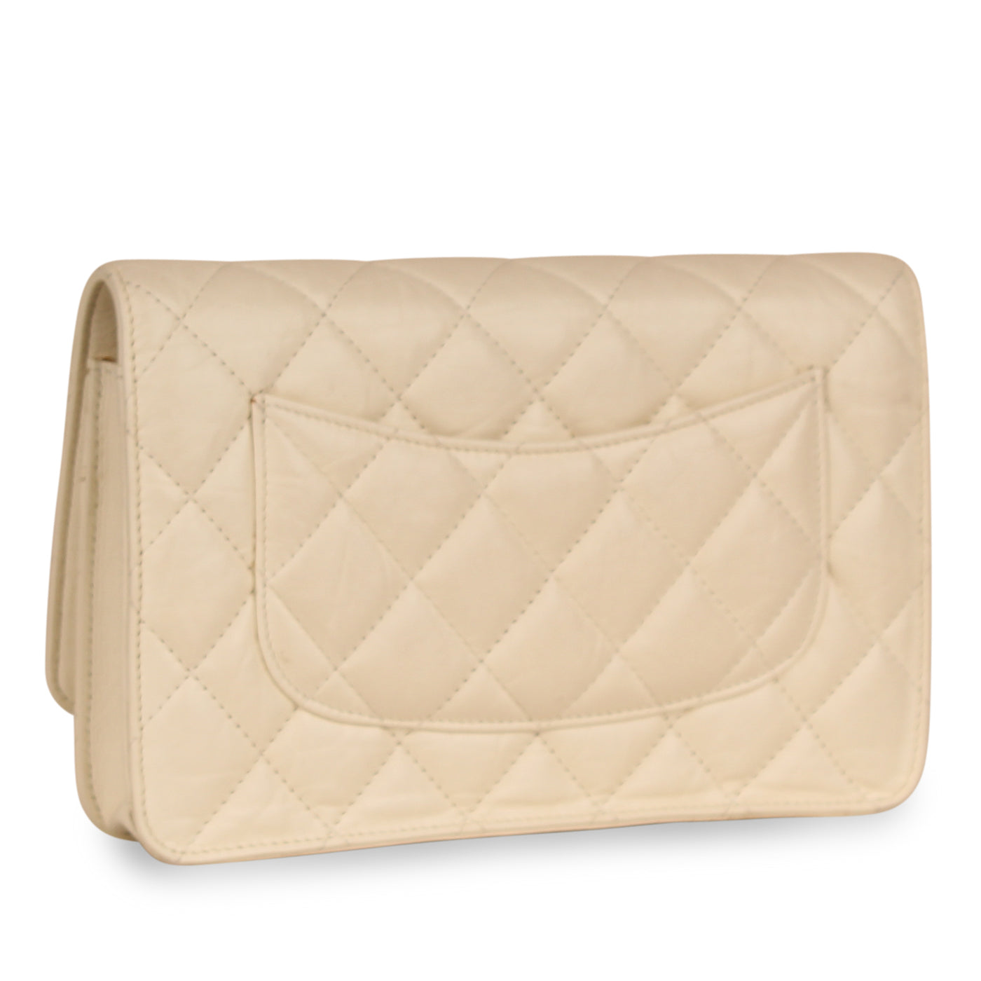 Chanel Classic Flap Calfskin Beige Crossbody
