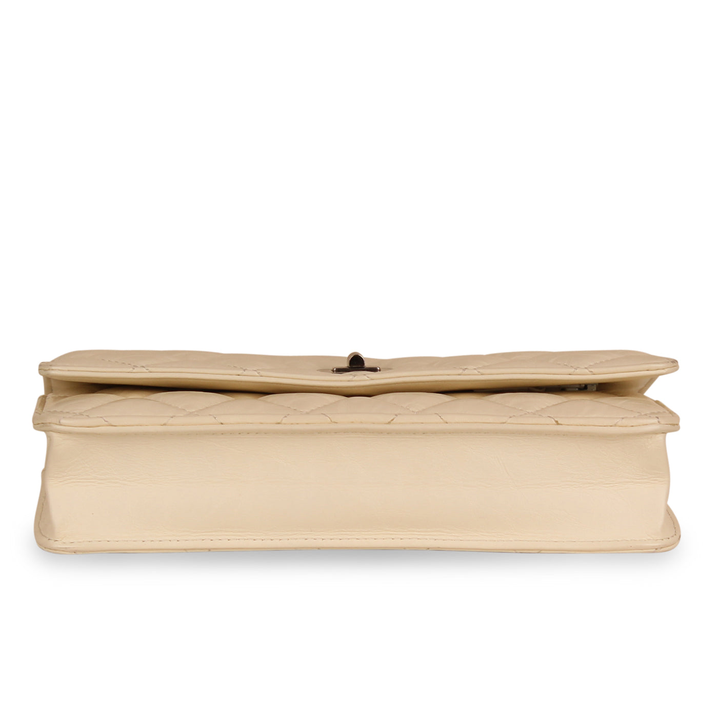 Chanel Classic Flap Calfskin Beige Crossbody