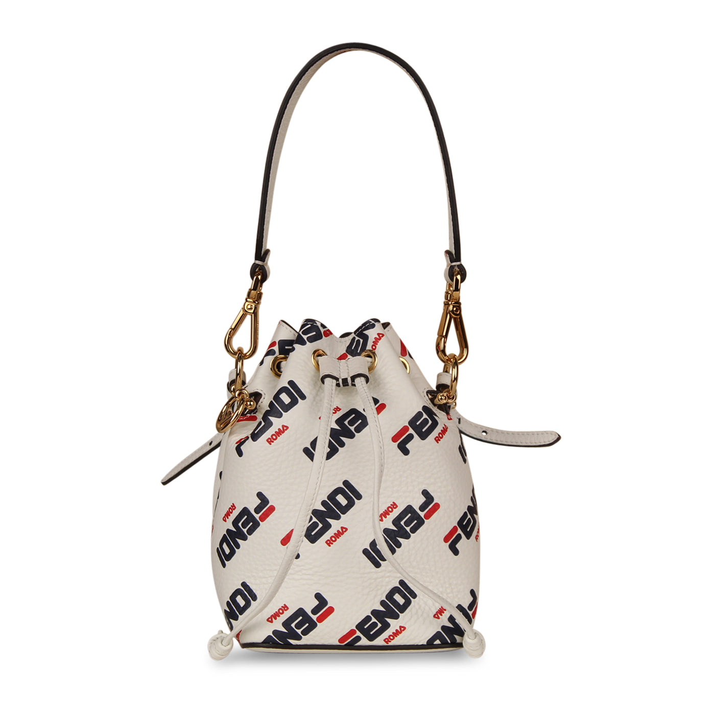 Fendi Fendigraphy Calfskin Red Shoulder Bag