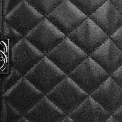 Chanel Boy Bag Lambskin Black Crossbody Style 5