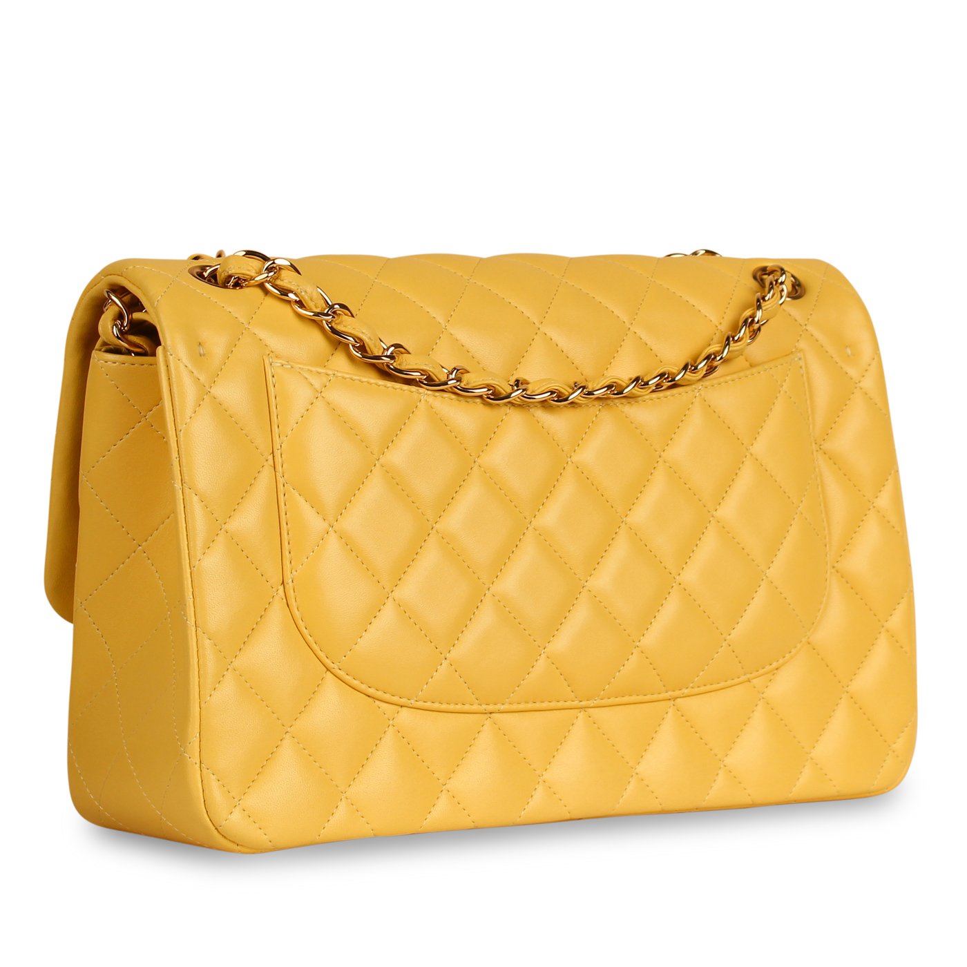 Chanel Classic Flap Lambskin Brown Shoulder Bag