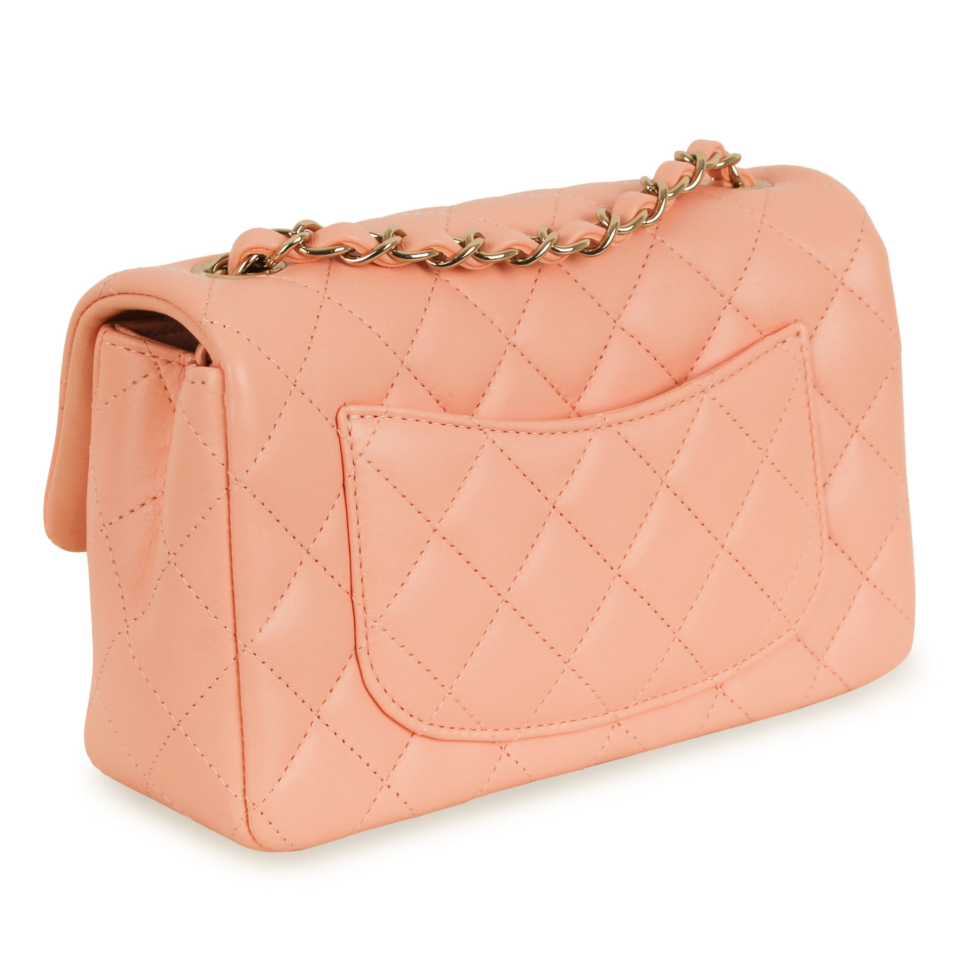 Chanel Classic Flap Lambskin Black Shoulder Bag Style 173