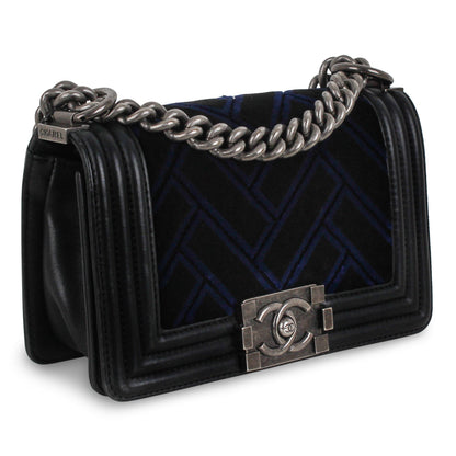Chanel Boy Bag Caviar Black Shoulder Bag Style 19