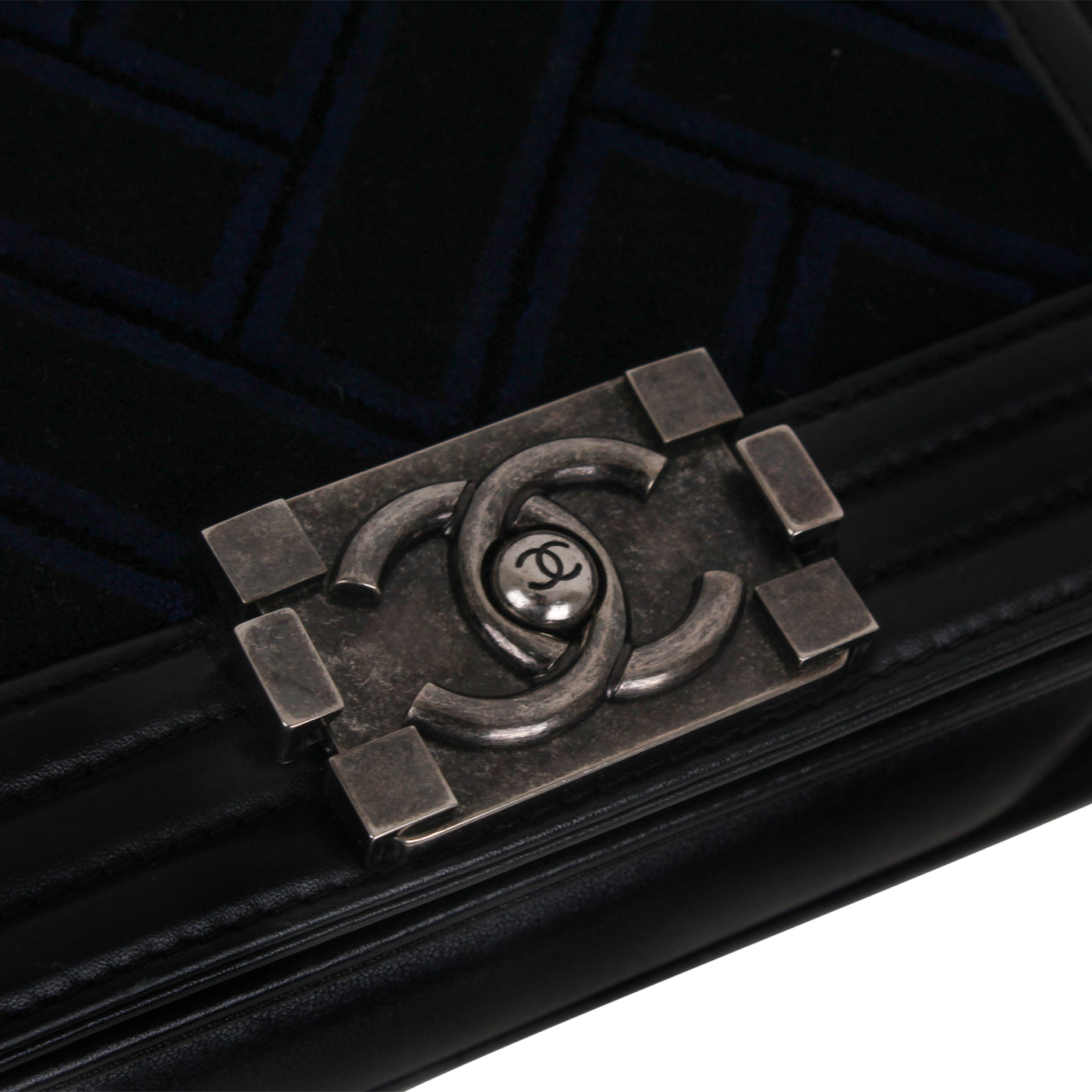 Chanel Boy Bag Caviar Black Shoulder Bag Style 19