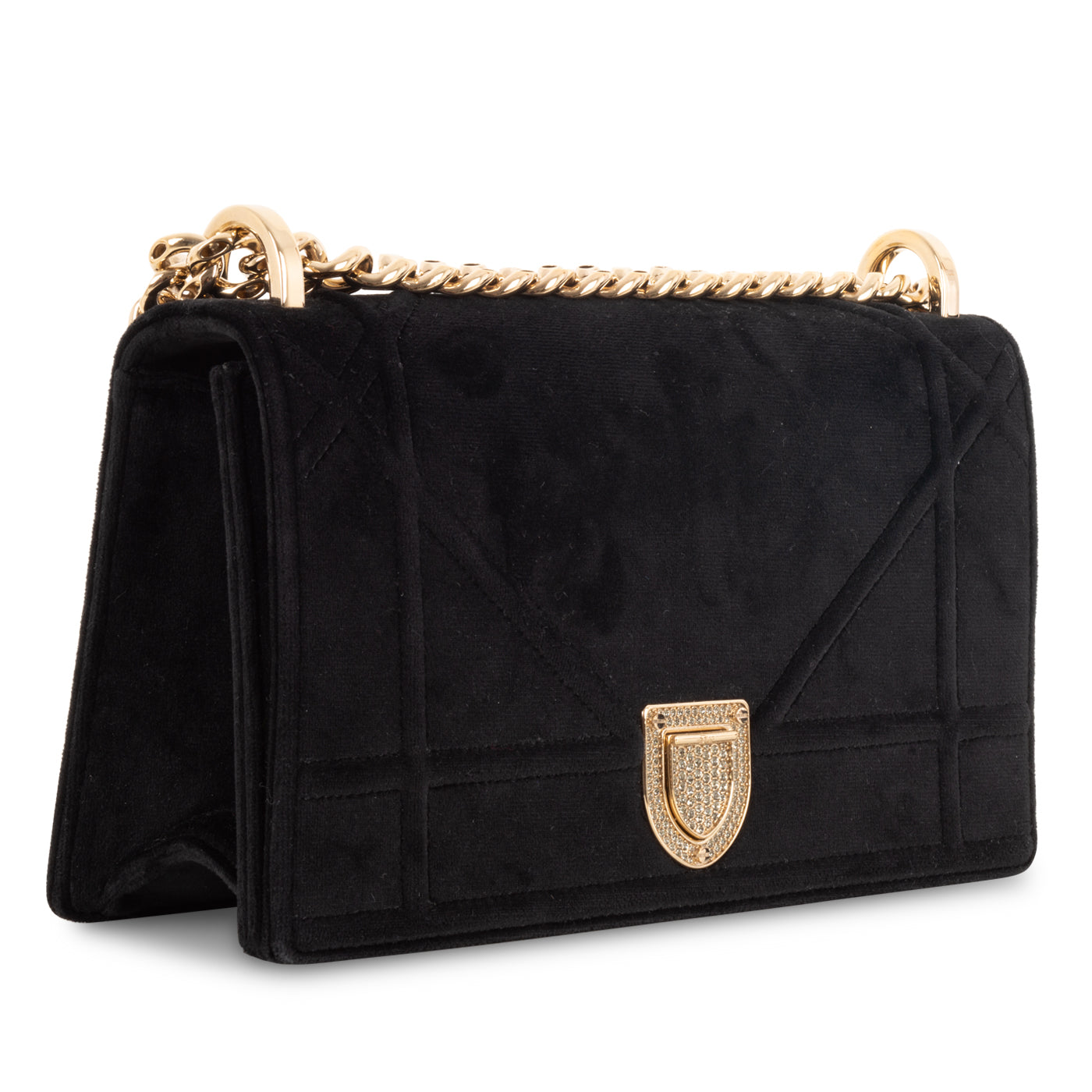 Dior Chain Leather Tote Bag