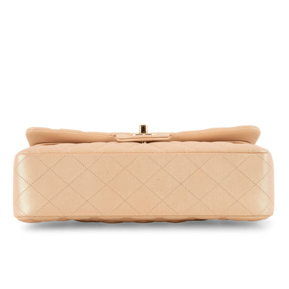 Chanel Classic Flap Lambskin Gold Shoulder Bag Style 36