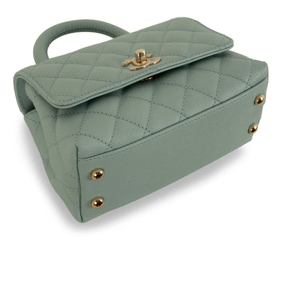 Chanel Coco Handle Caviar Gold Shoulder Bag Style 4