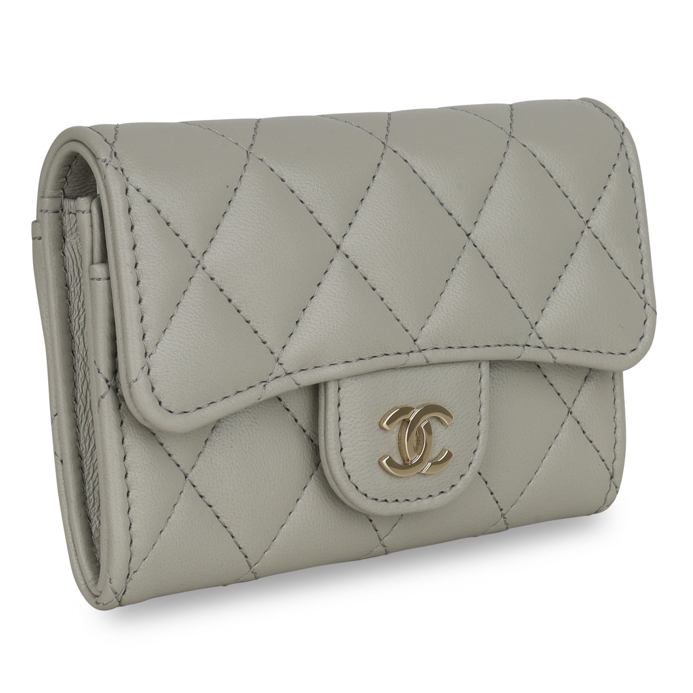 Chanel Luxury Lambskin Gold Handbag Style 8