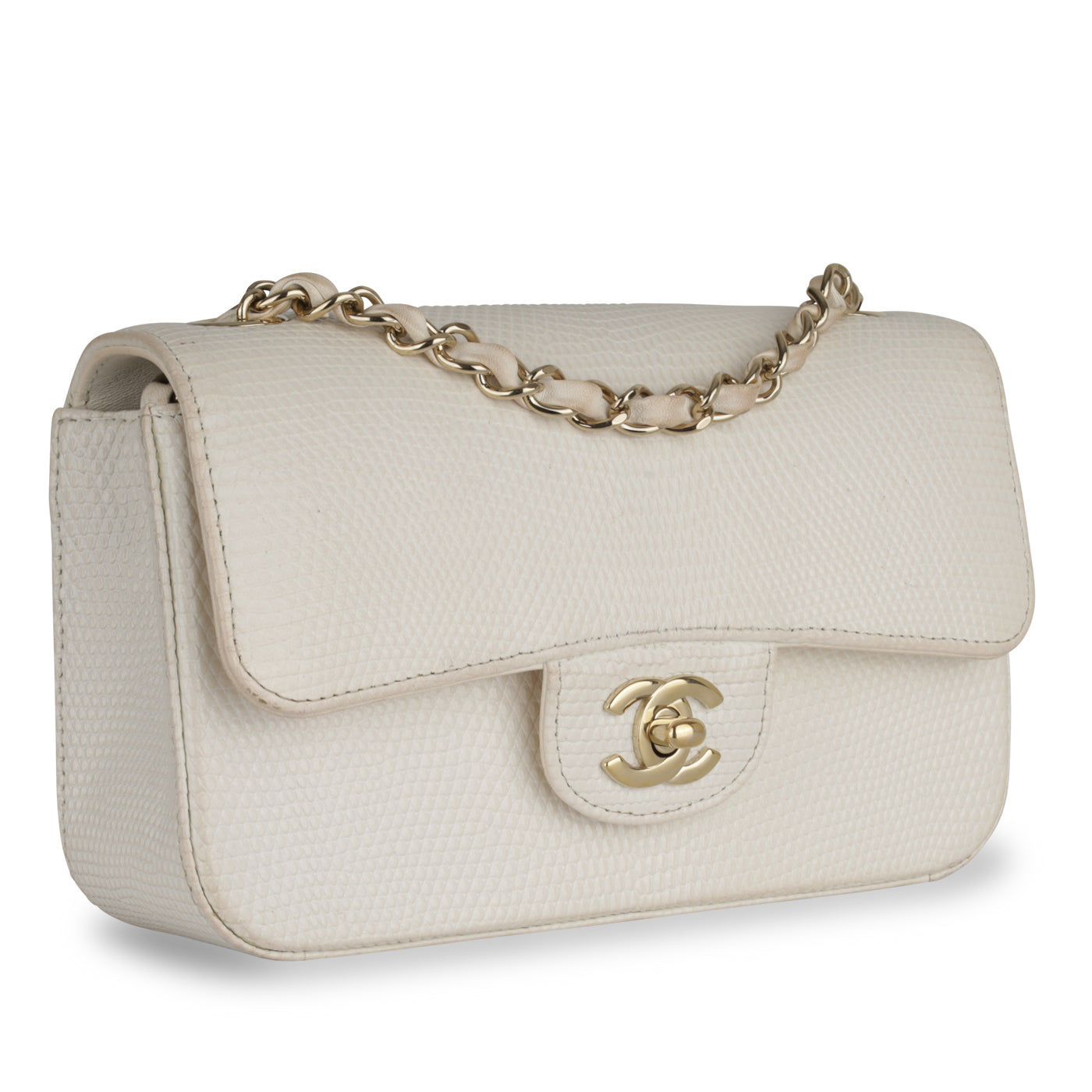 Chanel Classic Flap Leather Gold Shoulder Bag Style 8