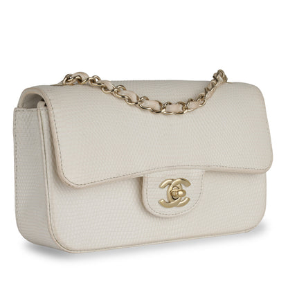 Chanel Classic Flap Leather Gold Shoulder Bag Style 8