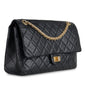 Chanel Classic Flap Calfskin Black Shoulder Bag Style 3