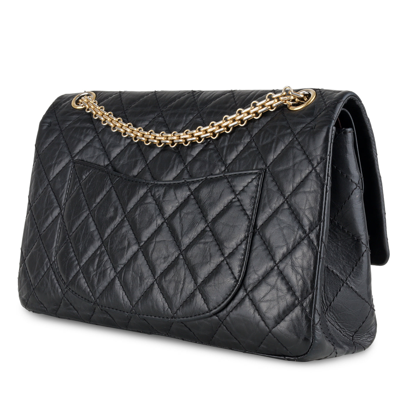 Chanel Classic Flap Calfskin Black Shoulder Bag Style 3