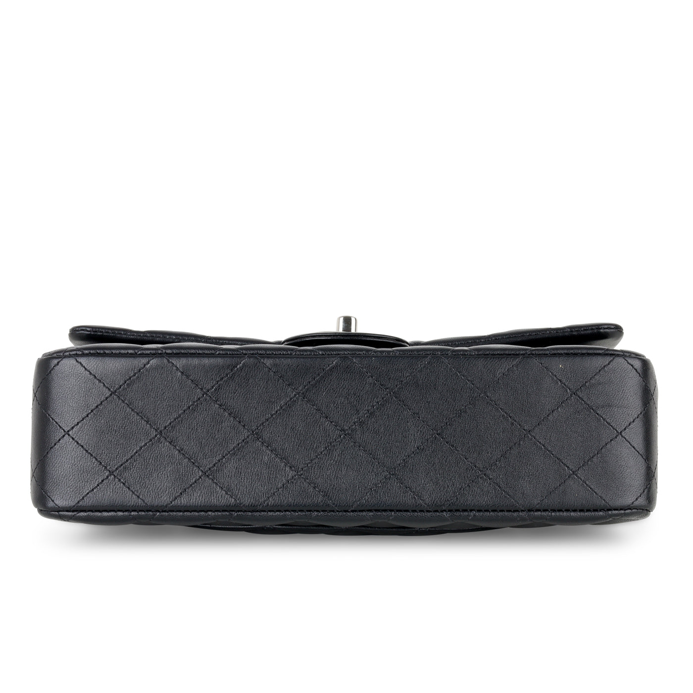 Chanel Classic Flap Lambskin Black Shoulder Bag Style 116