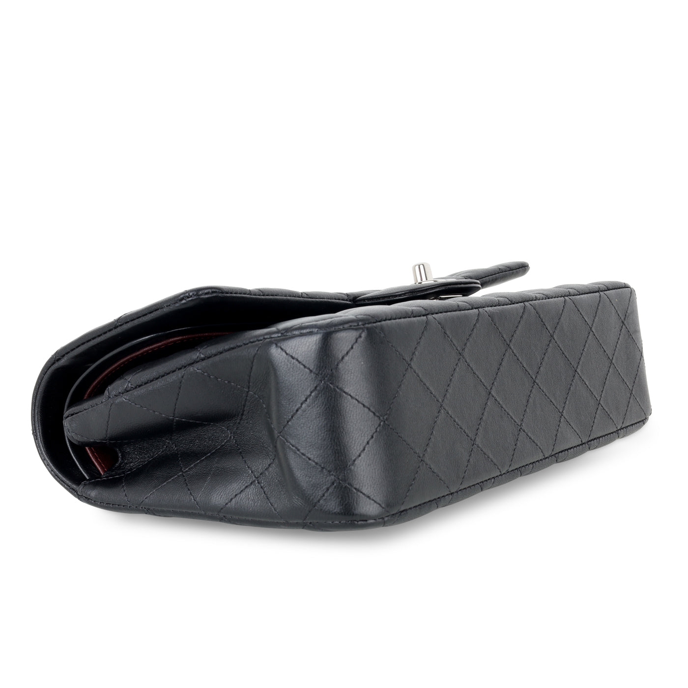 Chanel Classic Flap Lambskin Black Shoulder Bag Style 116