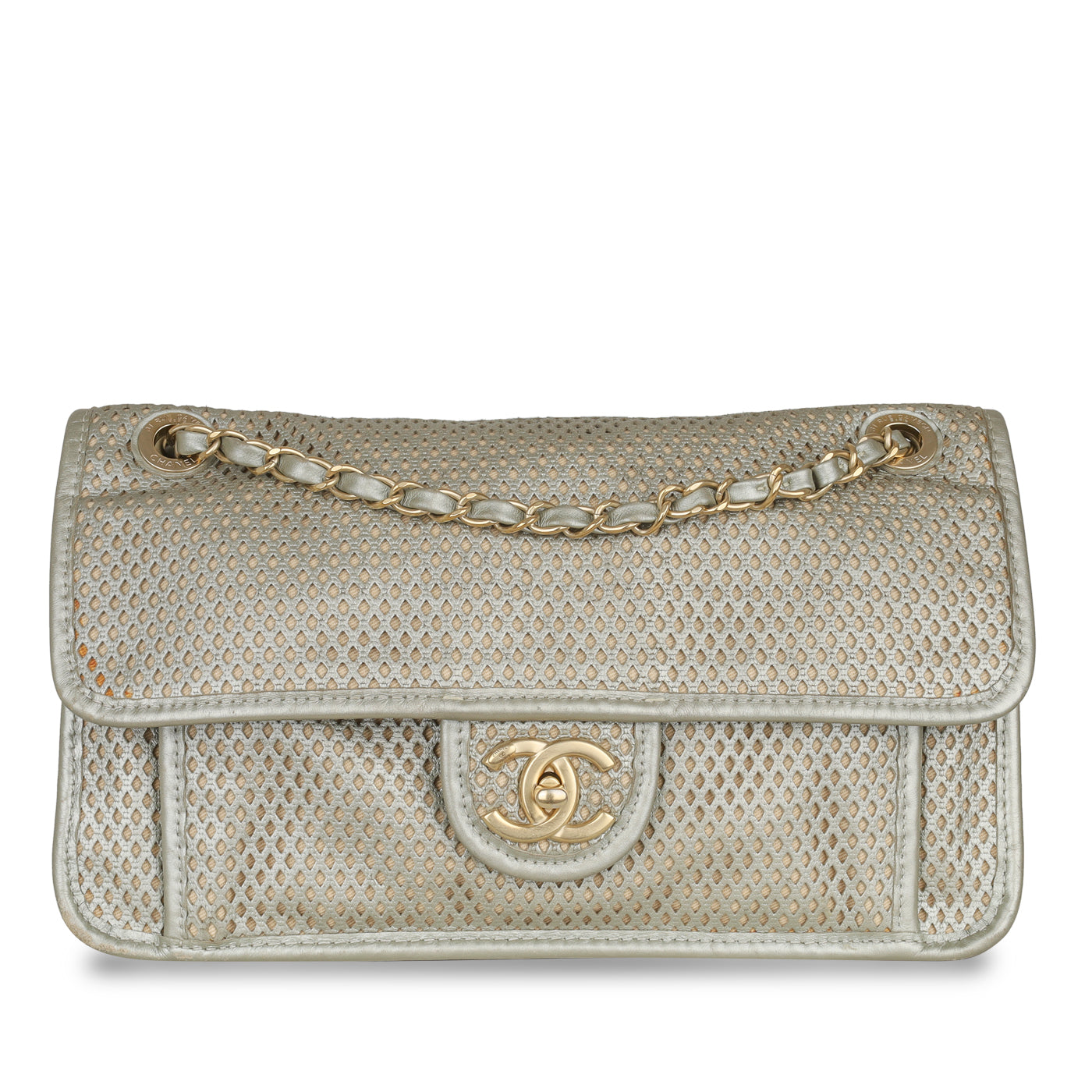 Chanel Timeless Leather Gold Shoulder Bag