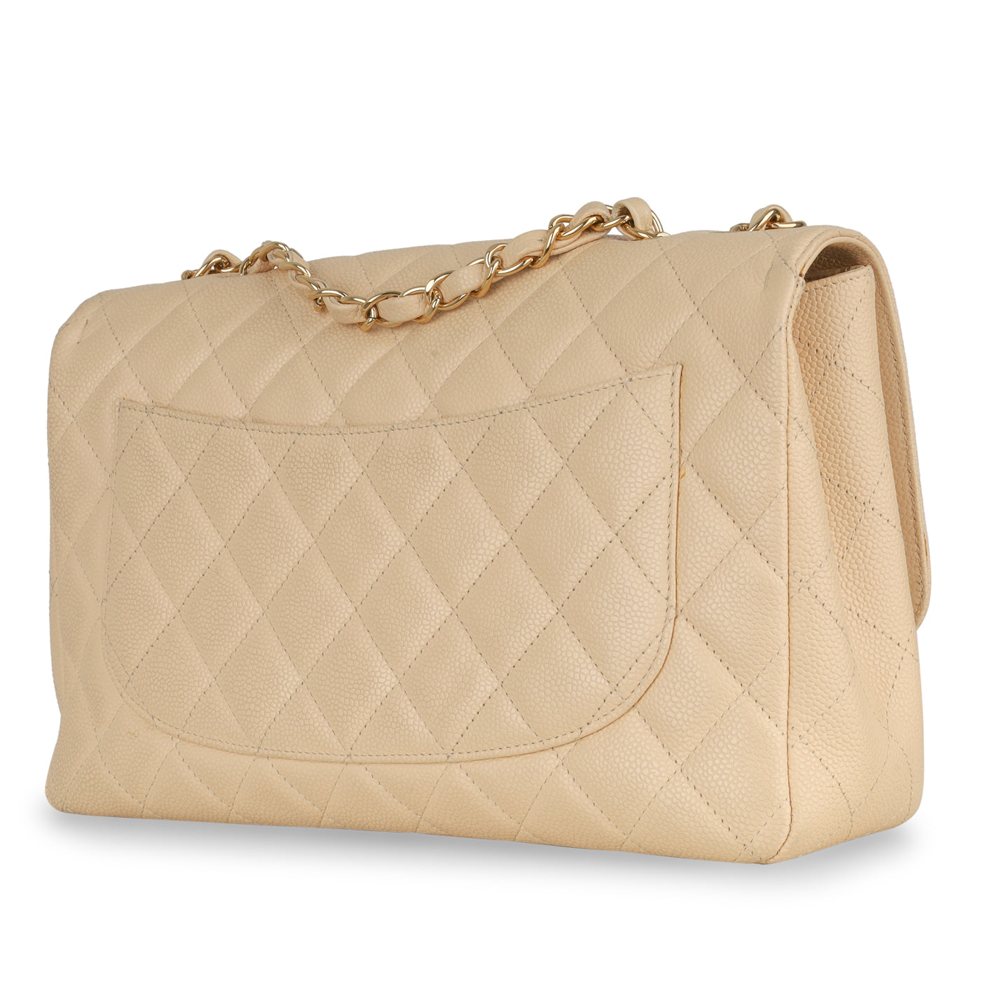 Chanel Classic Flap Caviar Gold Shoulder Bag Style 8