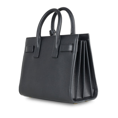 Saint Laurent Sac De Jour Calfskin Black Handbag Style 2