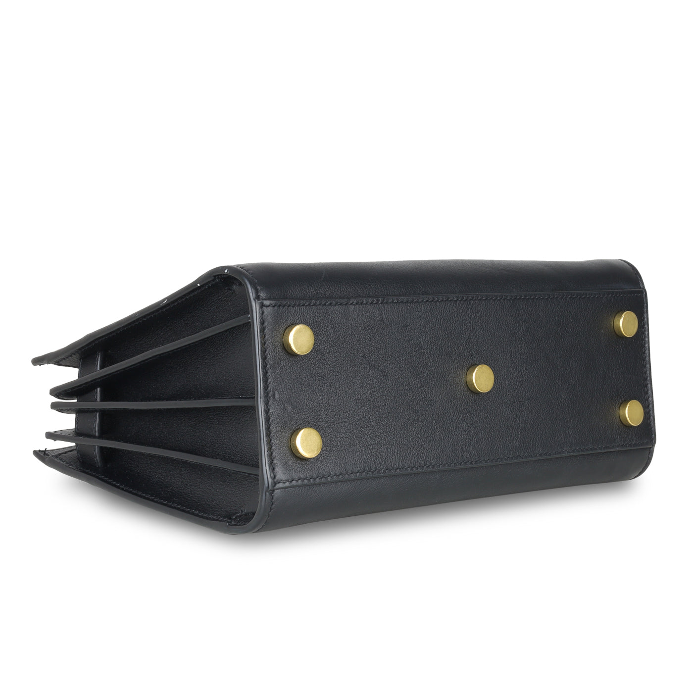 Saint Laurent Sac De Jour Calfskin Black Handbag Style 2