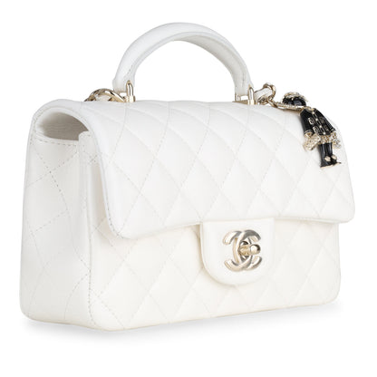 Chanel Classic Flap Lambskin Gold Shoulder Bag Style 77