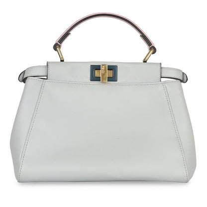 Fendi Peekaboo Leather Red Handbag Style 47