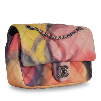 Chanel Classic Flap Lambskin Black Shoulder Bag Style 297