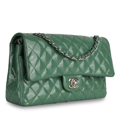 Chanel Classic Flap Patent Leather Black Shoulder Bag Style 3