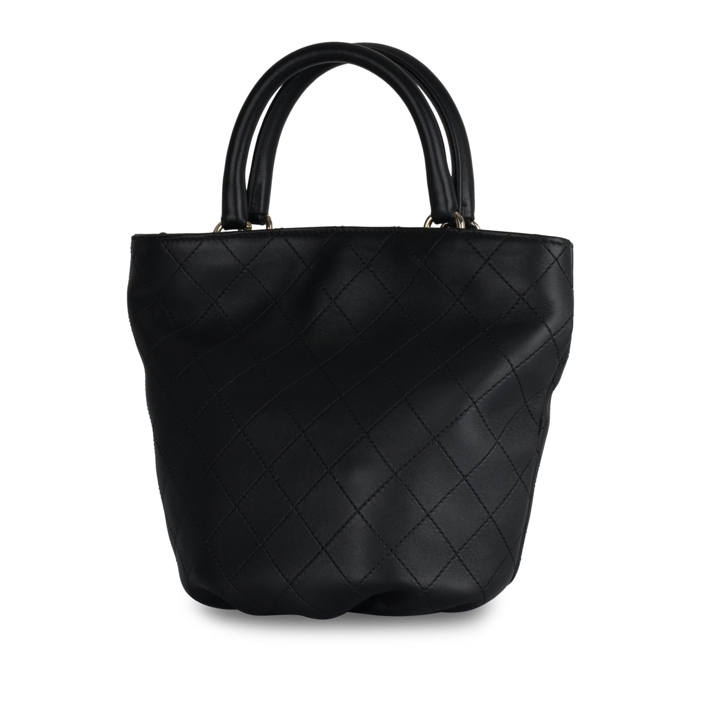 Chanel Lambskin Black Tote Bag Style 2