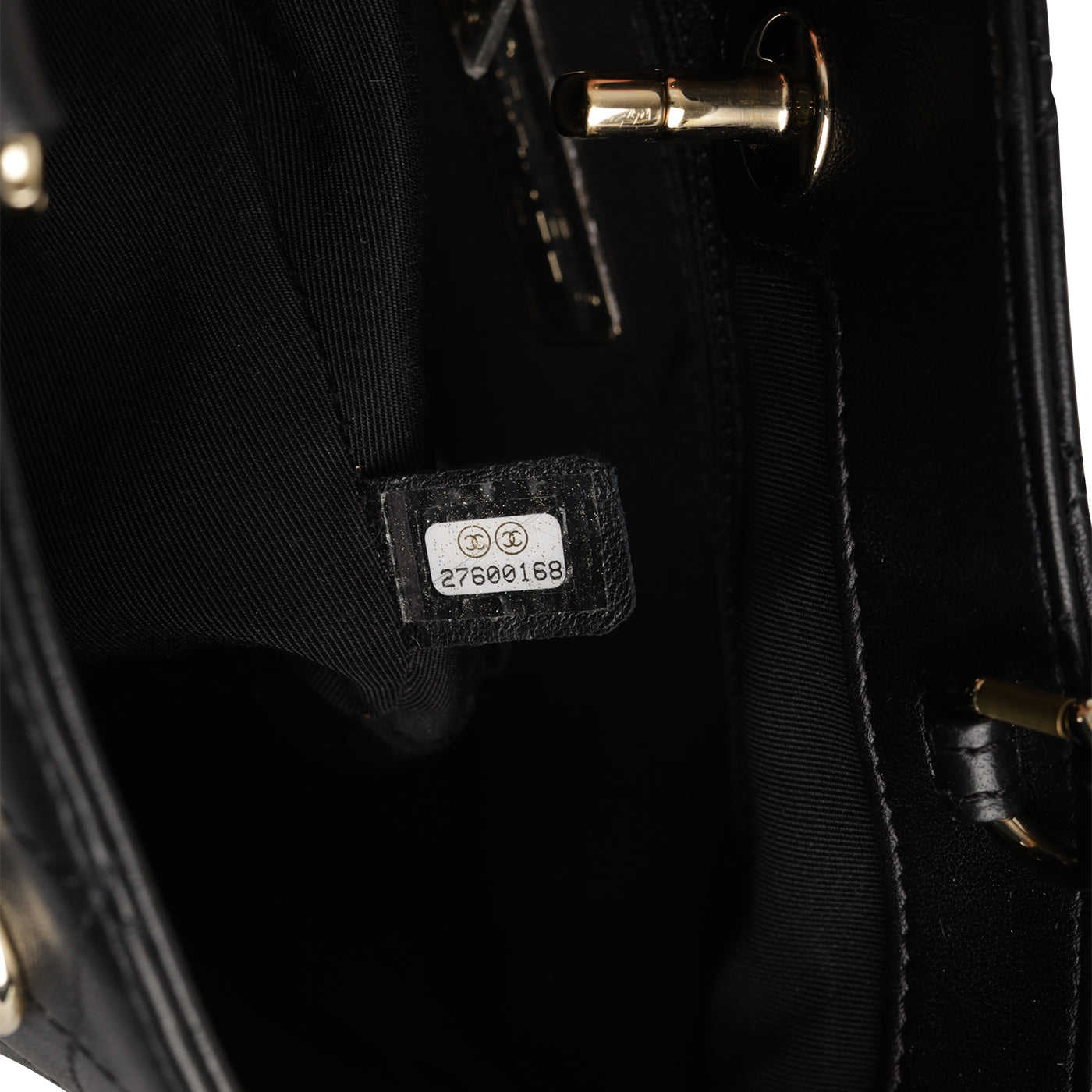 Chanel Lambskin Black Tote Bag Style 2