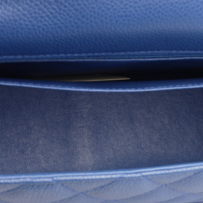 Chanel Classic Flap Caviar Silver Shoulder Bag Style 2