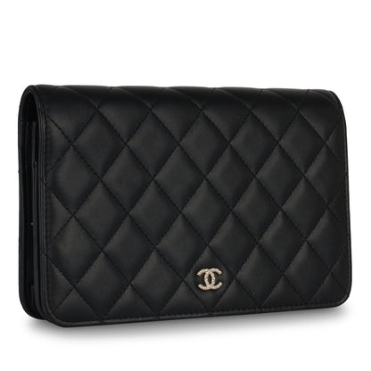 Chanel Classic Flap Lambskin Black Crossbody Style 5
