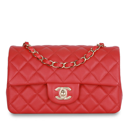 Chanel Classic Flap Lambskin Black Shoulder Bag Style 166