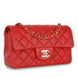 Chanel Classic Flap Lambskin Black Shoulder Bag Style 166