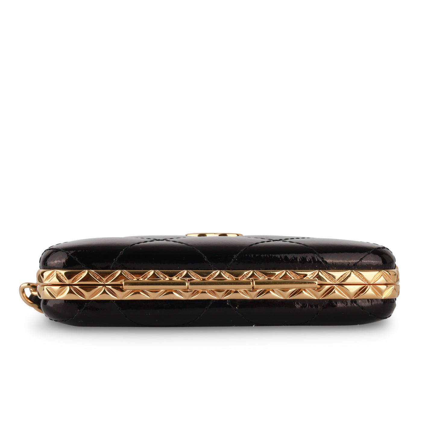 Chanel Patent Leather Black Handbag Patent Leather