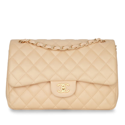 Chanel Classic Flap Lambskin Gold Shoulder Bag Style 13