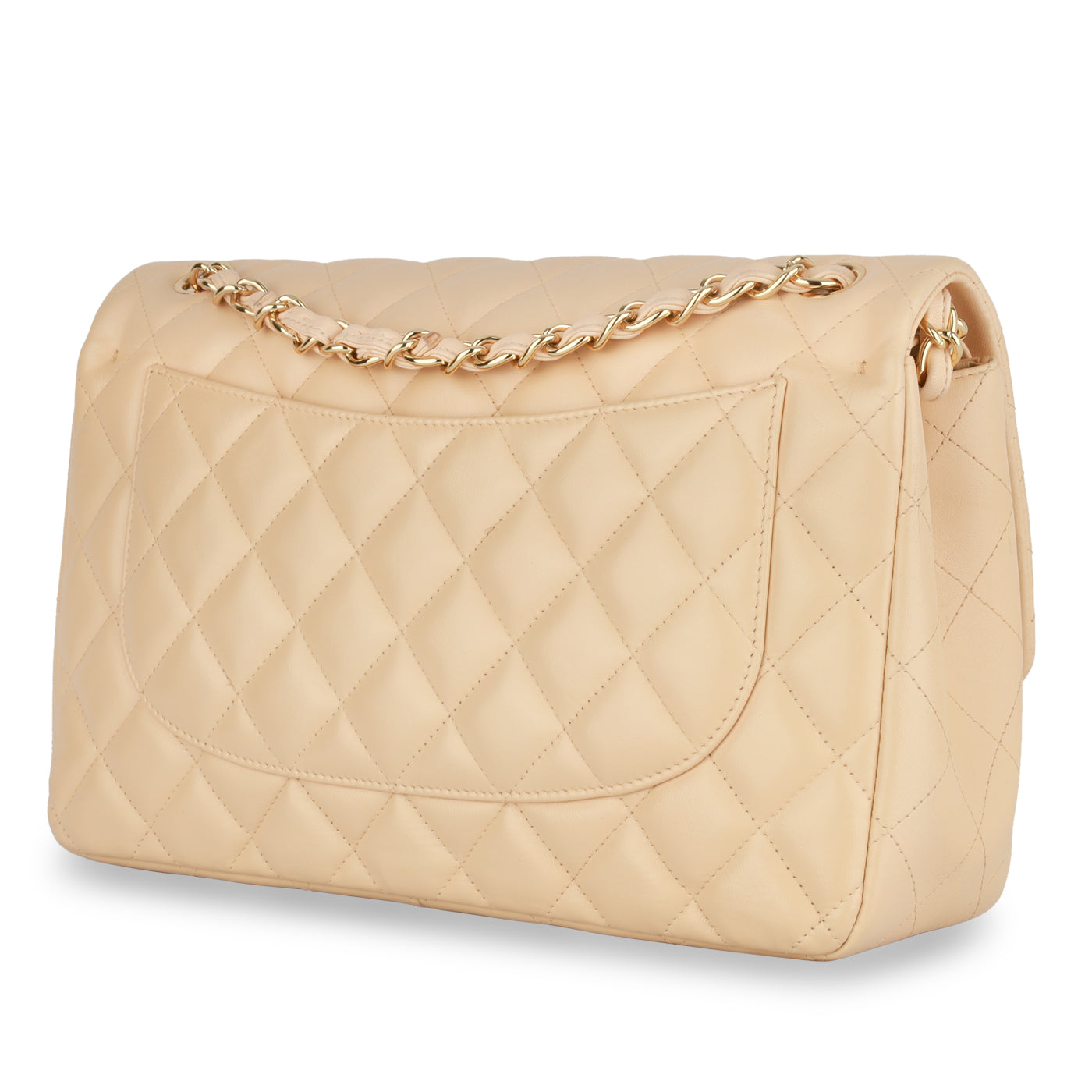 Chanel Classic Flap Lambskin Gold Shoulder Bag Style 13