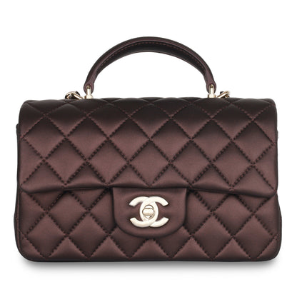 Chanel Classic Flap Lambskin Brown Shoulder Bag Style 6