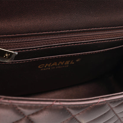 Chanel Classic Flap Lambskin Brown Shoulder Bag Style 6