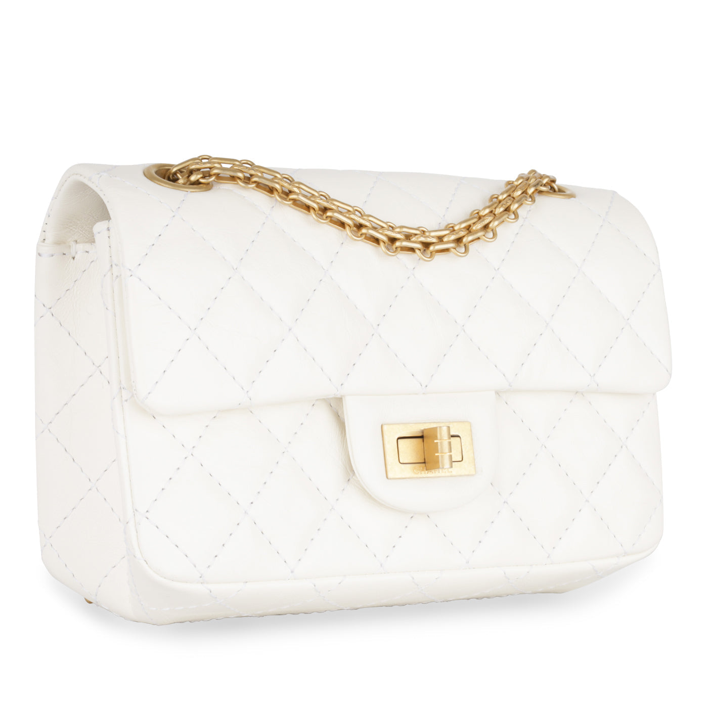 Chanel Classic Flap Calfskin Gold Shoulder Bag Calfskin