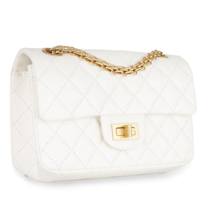 Chanel Classic Flap Calfskin Gold Shoulder Bag Calfskin
