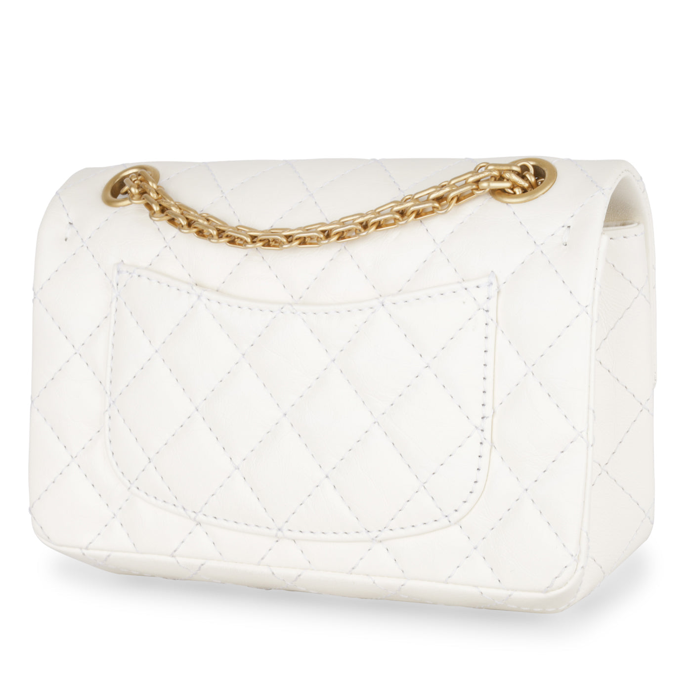 Chanel Classic Flap Calfskin Gold Shoulder Bag Calfskin