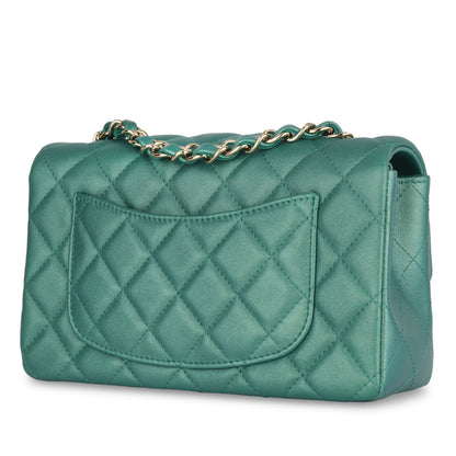 Chanel Classic Flap Lambskin Gold Shoulder Bag Style 68