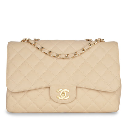 Chanel Classic Flap Caviar Gold Shoulder Bag Style 5