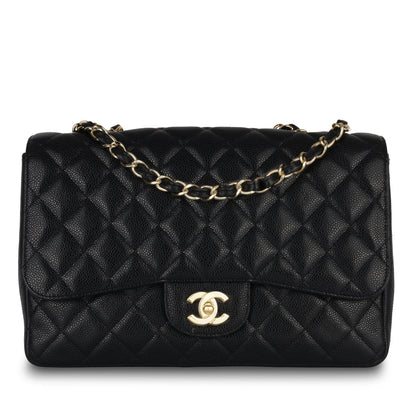 Chanel Classic Flap Lambskin Black Shoulder Bag Style 41