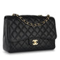 Chanel Classic Flap Lambskin Black Shoulder Bag Style 41