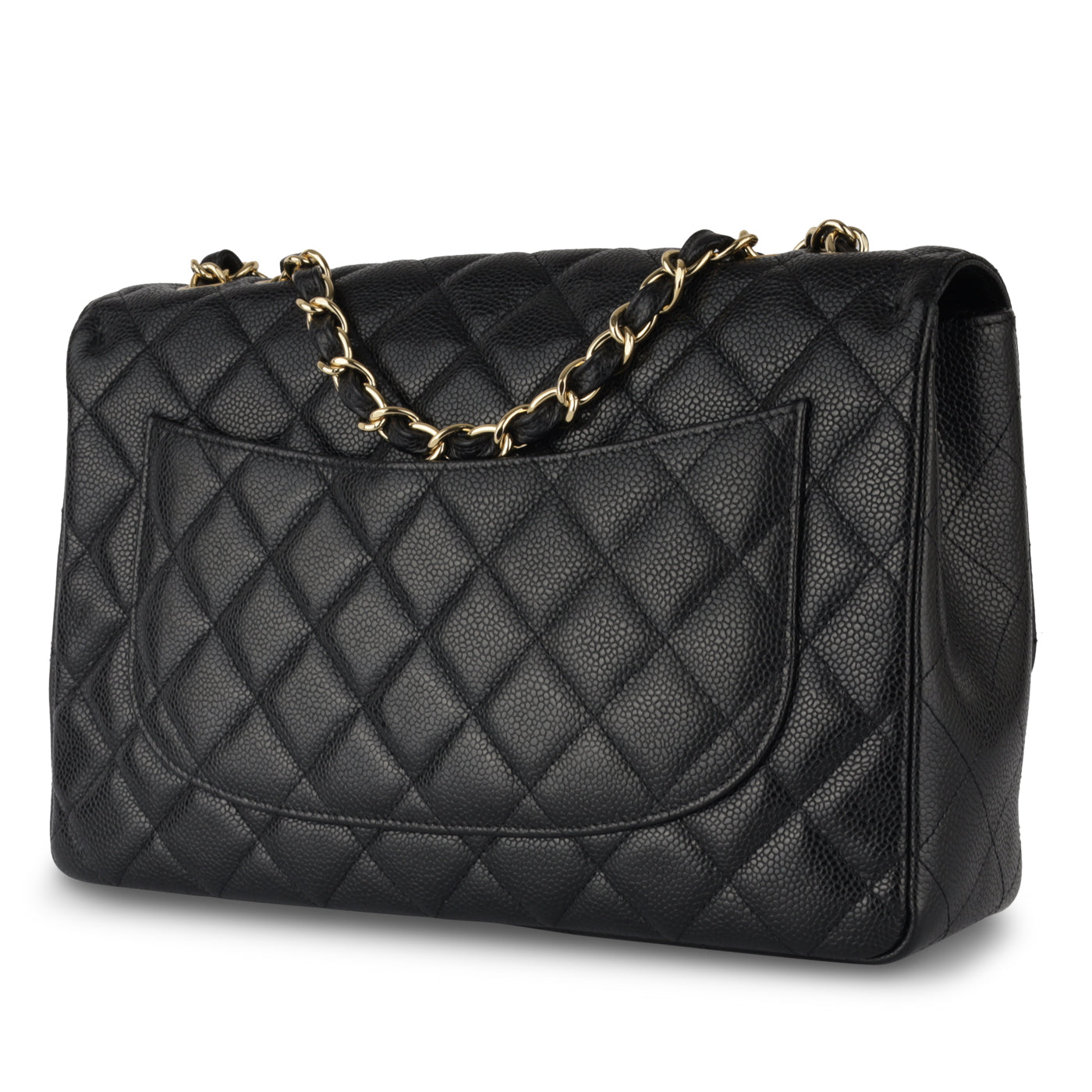 Chanel Classic Flap Lambskin Black Shoulder Bag Style 41
