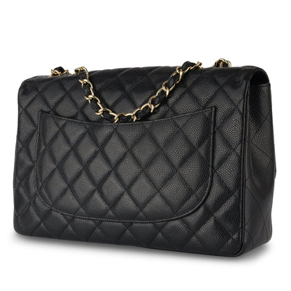 Chanel Classic Flap Lambskin Black Shoulder Bag Style 41