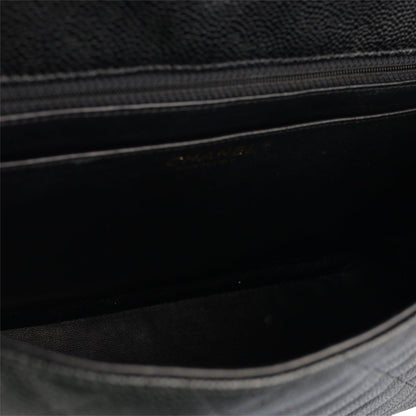 Chanel Classic Flap Lambskin Black Shoulder Bag Style 41